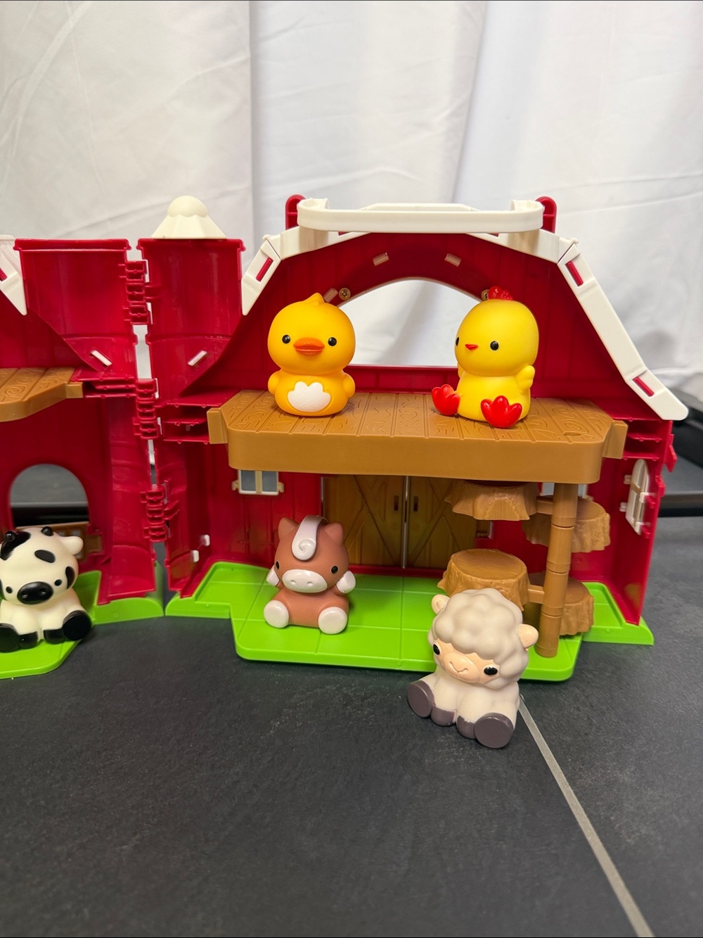 Toddler Barn Farm Animals Playset Toys 9 accessories - Picture 6 of 6